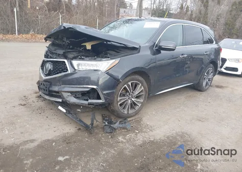 2019 Acura Mdx Tech Pkg z USA, uszkodzony, nr VIN 5J8YD4H50KL009458
